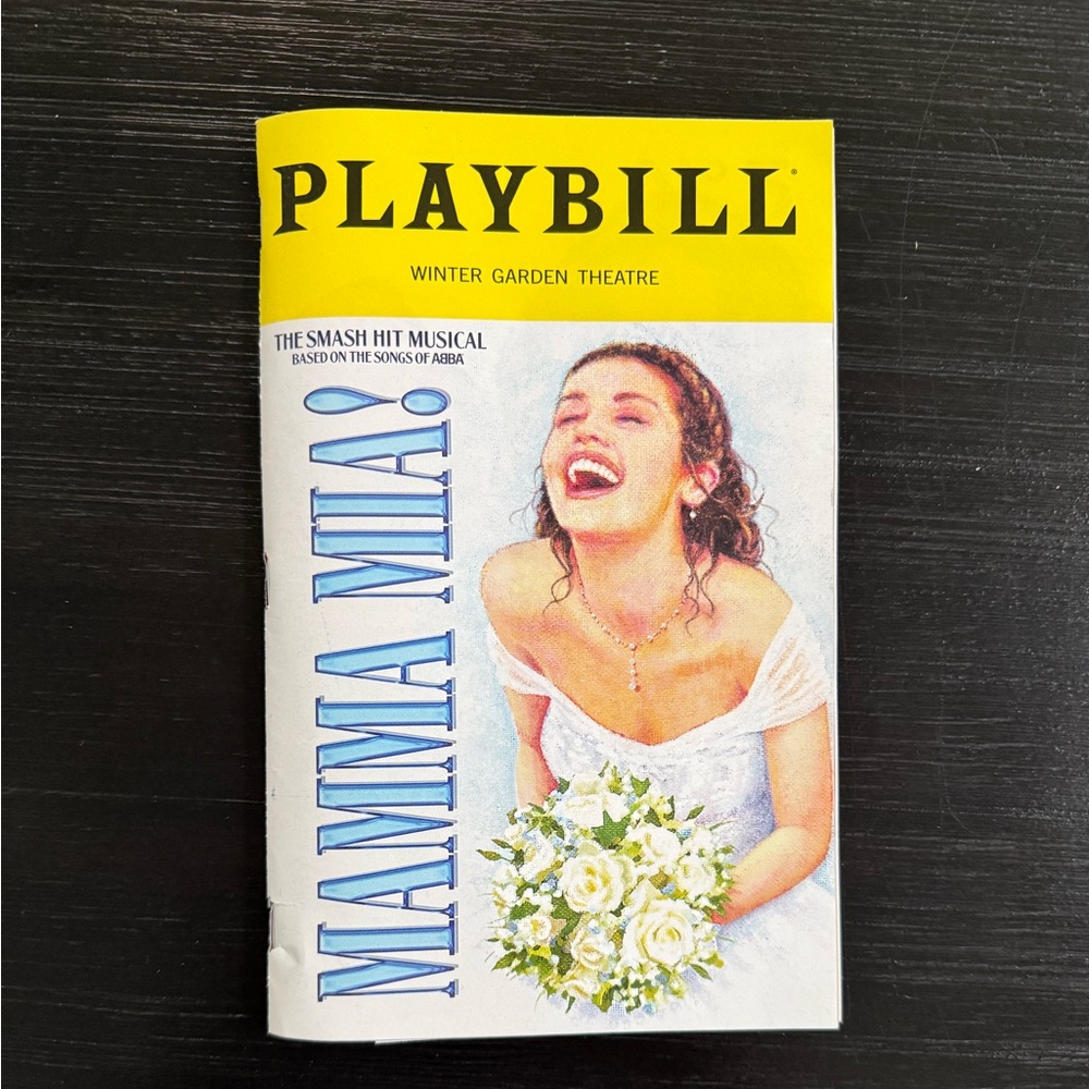 Mamma Mia Playbill